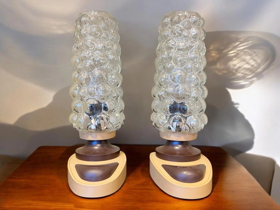 Image 1 of Orion bedlampjes van de traditionele Weense fabrikant uit de jaren 1970 - de echte klassiekers uit het ruimtetijdperk.