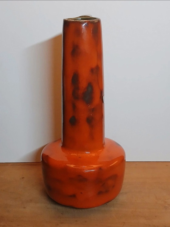 Image 1 of Vintage Space Age vaas van Plateelbakkerij Zenith te Gouda
