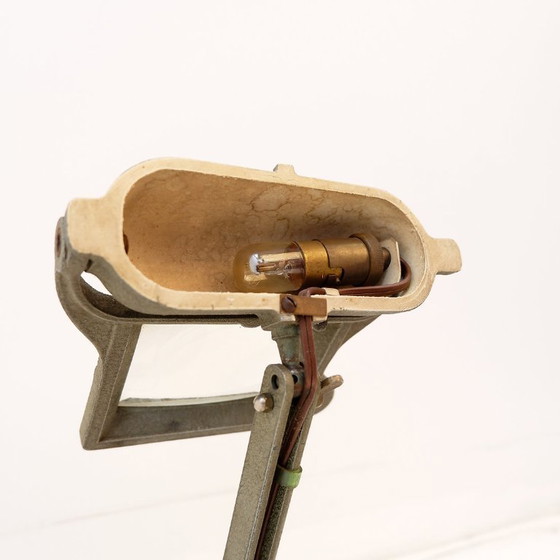 Image 1 of Industriële vergrootlamp van Gruber, gepatenteerd SGDG in Frankrijk - jaren 1940/50