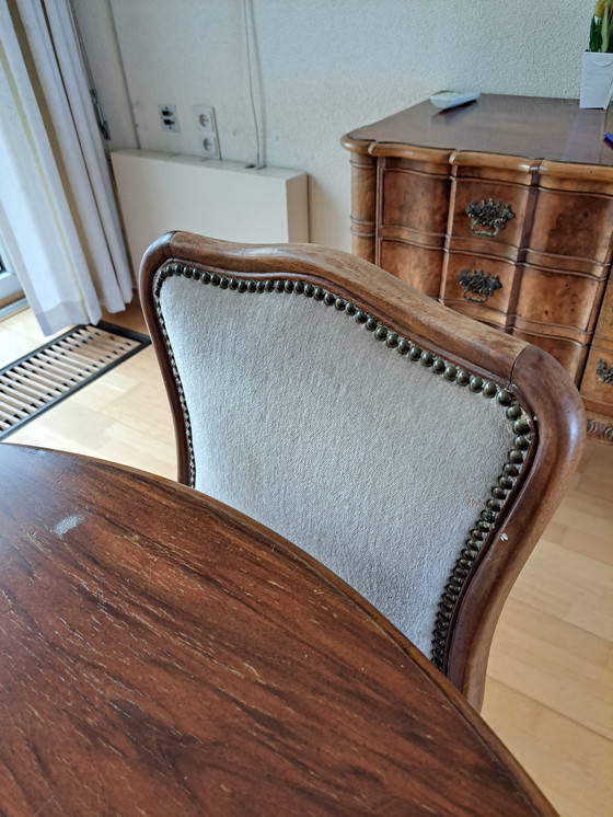 Image 1 of Set da pranzo in stile Luigi XV - 4 sedie