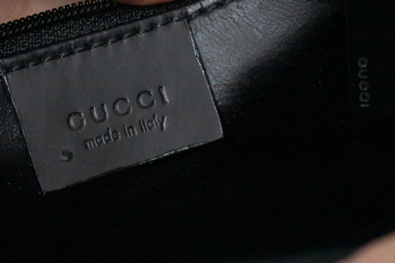 Gucci, bolso G negro en piel nobuk. – Bolsos de hombro, Calfskin (photo 10 of 12)