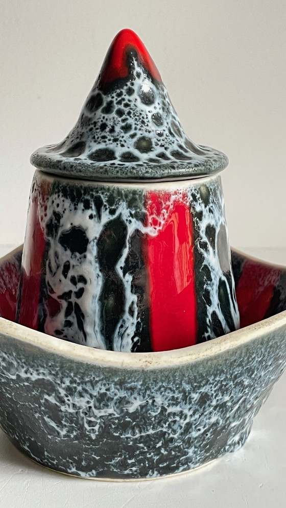 Image 1 of Scatole portagioielli in ceramica vintage Vallauris