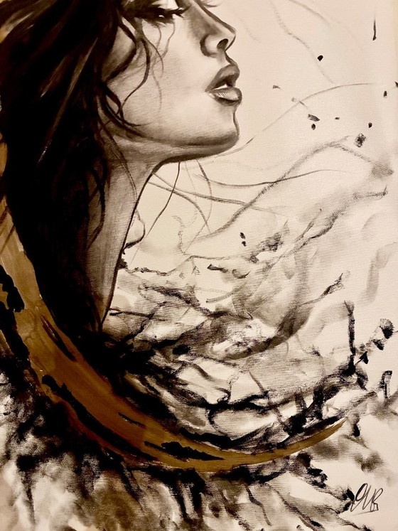 Beauty in Gold – Paintings & Drawings, Canvas (photo 6 of 12)