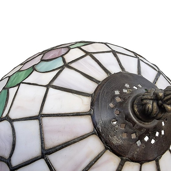 Classic Tiffany Style Table Lamp, Late 20th Century – Glass (photo 6 of 7)