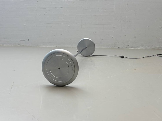 Image 1 of Postmodern aluminum floor lamp with indirect light, 2000s