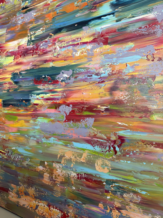 Image 1 of Artwork 90x70 incl. black floating frame