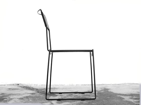 Image 1 of Vier "Spaghetti"-Stühle von Sintesi Italien, Produktion in der Minimalismus-Ära der 70er Jahre