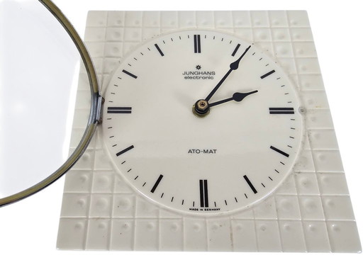 Junghans - Ato-Mat - céramique émaillée - verre - Allemagne de l'Ouest - années 1960