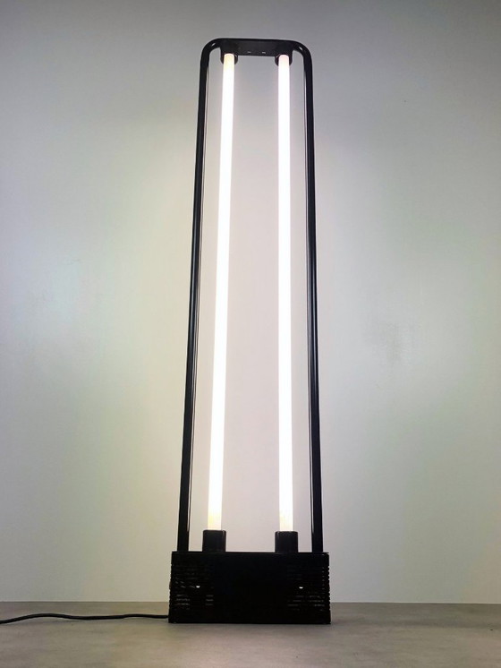Image 1 of Vintage Postmodern Floor Lamp • Duo • Boccato/Gigante/Zambusi • Zerbetto • 1980