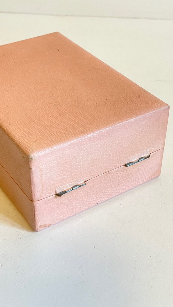 Image 1 of Vintage Silver-Plated Metal Egg Cup and Spoon for Birth