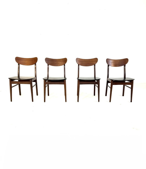 Image 1 of Set van 4 vintage eetkamerstoelen, Farstrup Møbler ‘60
