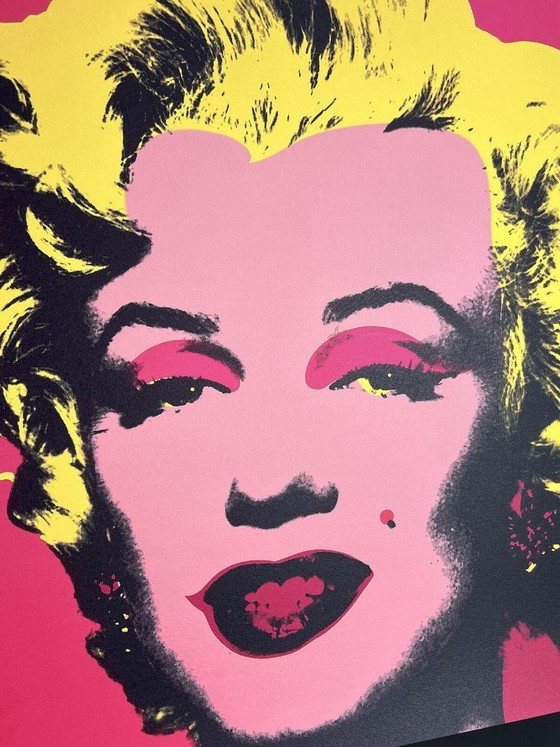 Image 1 of 1986 Carnegie Museum of Art After Andy Warhol "Marilyn Monroe" Lithograph