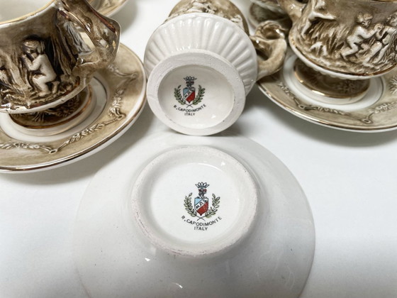 Image 1 of R. Capodimonte (M.A.S.) - Servizio da caffè per 10 persone