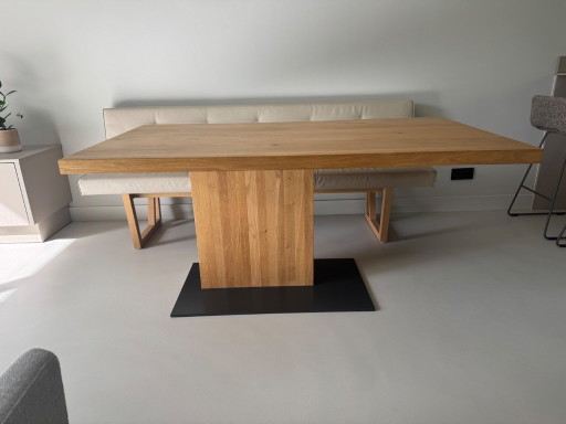 Tavolo da pranzo di design italiano Riva 1920, 160x90 cm. Rovere massello. – eettafels, Wood