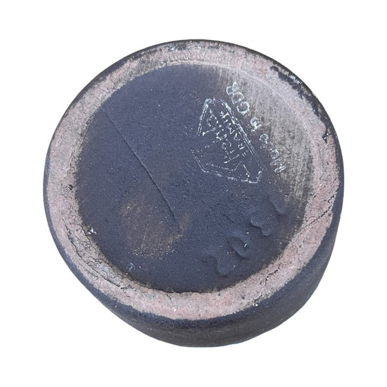 Image 1 of Ceramic Vase with Handle, Fat Lava, Strehla Keramik, Germany, 1970s