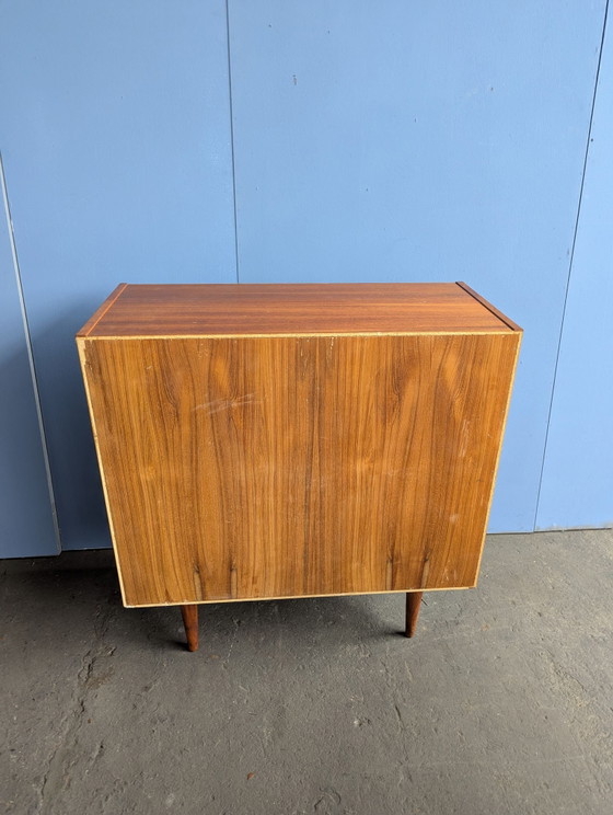 Libreria vintage in teak danese anni '60, Armadi contenitori, Legno, Marrone (foto 10 di 11)