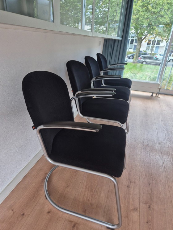 Image 1 of 4x Gispen 413 stoelen als nieuw