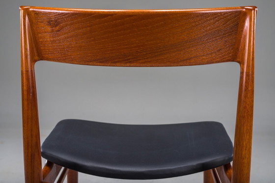 Image 1 of Model 39 Teakholz-Esszimmerstuhl von Henry Rosengren Hansen für Brande Møbelindustri, 1960er Jahre