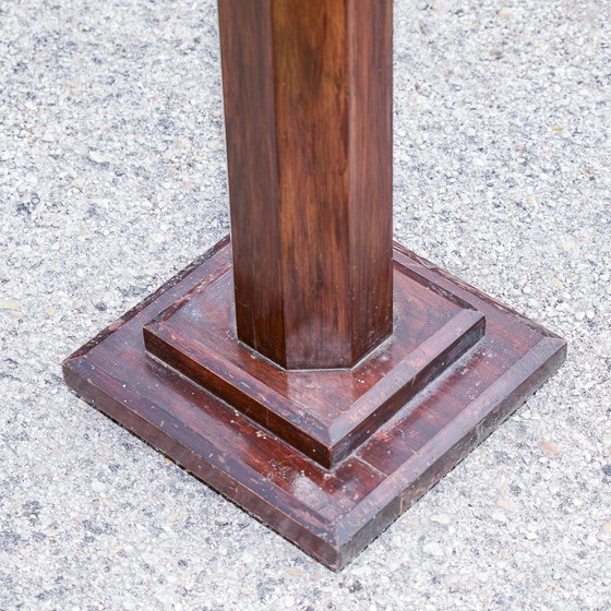 Mid-Century Italian Wooden Planter Column (photo 2 of 6)