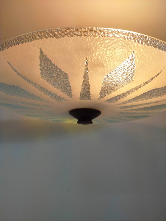 Image 1 of Vintage 50s-60s Scandinavian Ceiling Lamp (Scale Lamp)