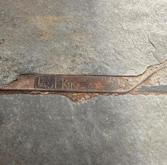 Image 1 of Original Paul Kingma table - signed (1994)