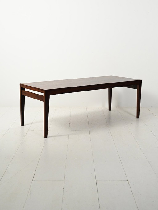 Coffee table in rosewood by Severin Hansen for Haslev Møbelsnedkeri