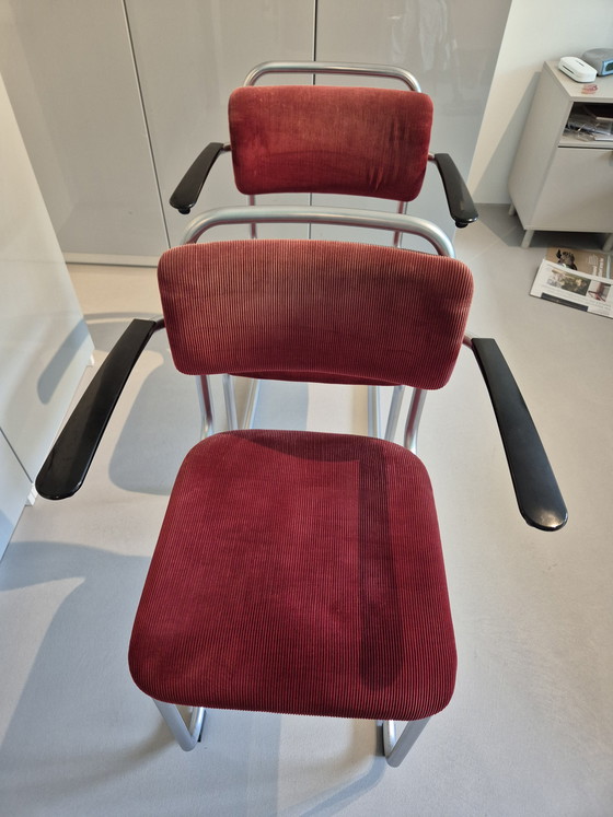 Image 1 of Gispen table with two Gispen chairs