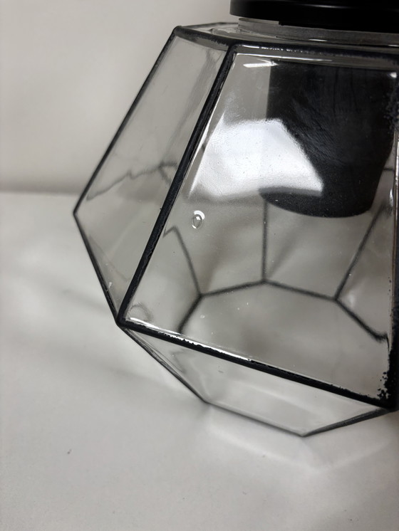 Image 1 of Unique: Vintage Glashütte Limburg Pendant Lamp 'New Old Stock' (New in Box!)