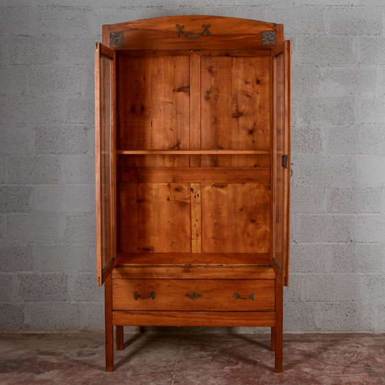 Libreria vetrina Art Nouveau – Vetrine, Legno, Vetro (photo 2 of 17)