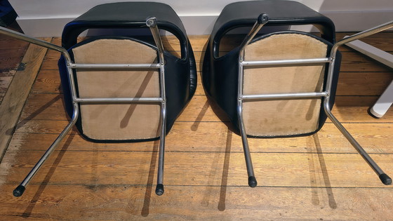 Image 1 of Conjunto de 2 sillas orgánicas originales (Eames y Saarinen) – Modernismo de mediados de siglo, década de 1960