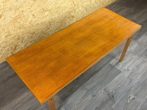 Tavolino da caffè o tavolo da pranzo regolabile in rovere, design danese anni '60 '70 – Tavolini da caffè (photo 6 of 21)