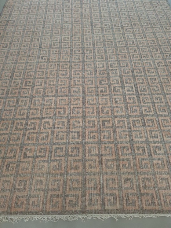 Image 1 of Alfombra de yute anudada a mano, nueva de fábrica