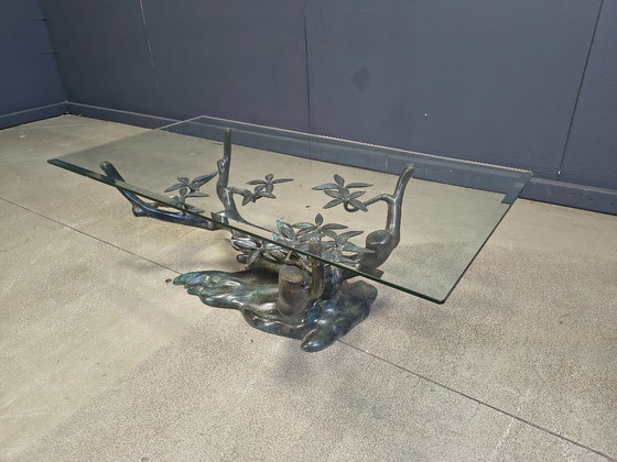 Image 1 of Table basse vintage bonsaï de Willy Daro, années 1970