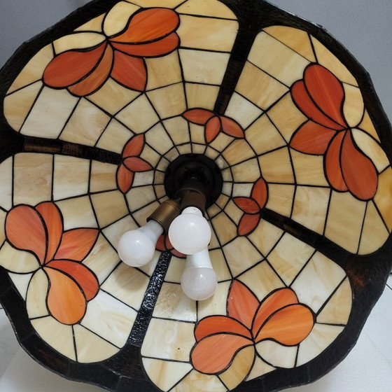 Image 1 of Grande lampadario Tiffany Art Déco