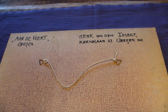 tekening/ acquarel 'Aan den Voert' van Henk van den Idsert, Schilderijen & Tekeningen, Papier (foto 5 van 5)