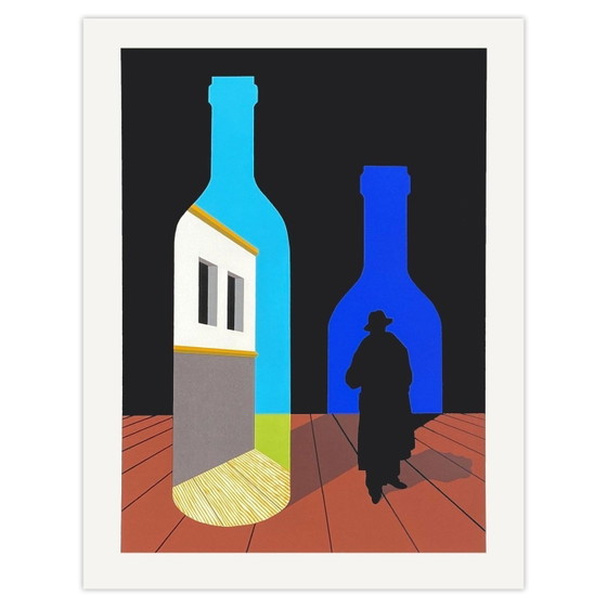 Image 1 of Alexis KEUNEN Hommage à Magritte III Siebdruck 1983