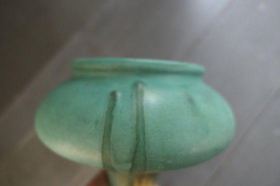 Image 1 of Art-Deco-Vase Faiencerie de Thulin Belgien 2227