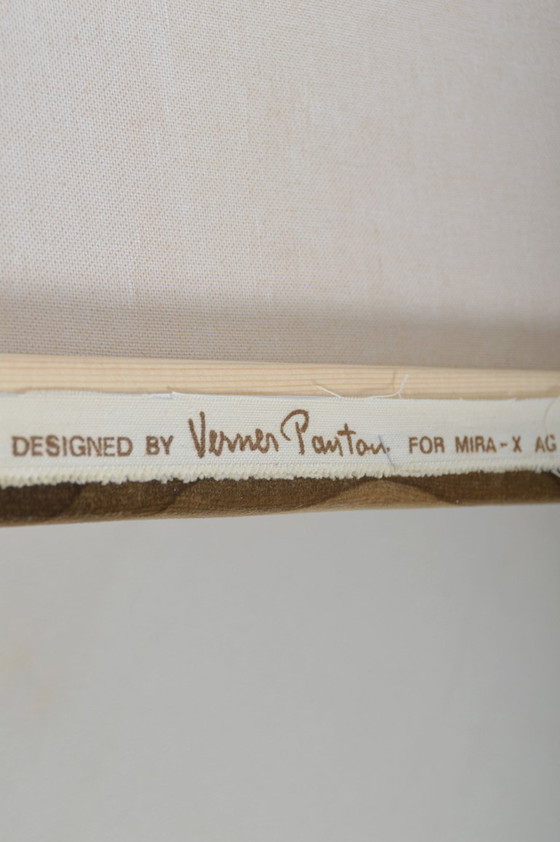 Image 1 of Vintage wandpaneel 'Curve' ontworpen door Verner Panton voor Mira-X, 1969