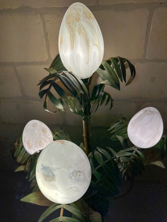 Image 1 of Vintage palm tree floor lamp