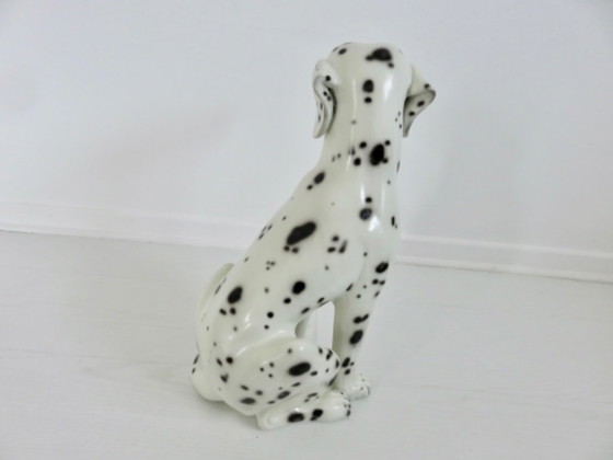Image 1 of Pezzo di ceramica molto grande raffigurante un dalmata, Italia 1960-1970