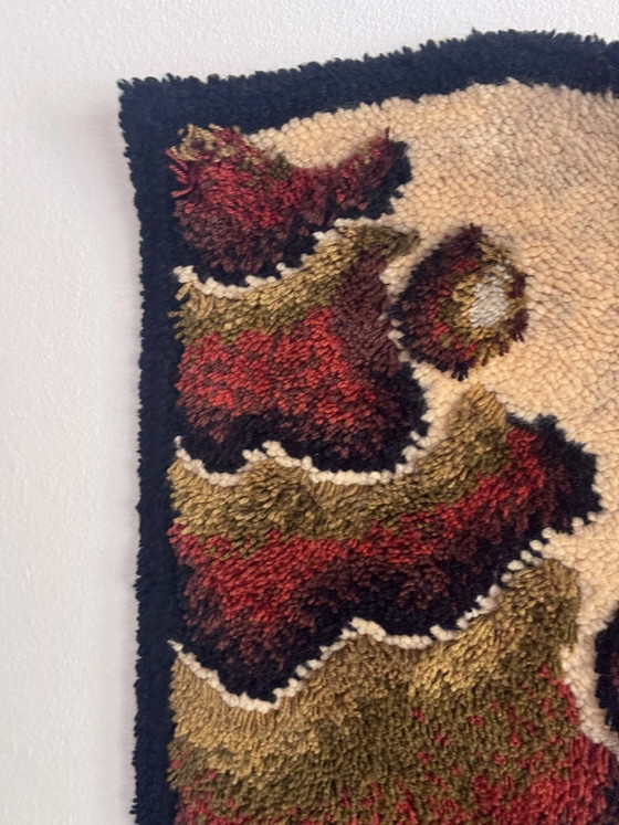 Vintage Seventies Wool Wall Hanging – Wall decoration (photo 5 of 11)