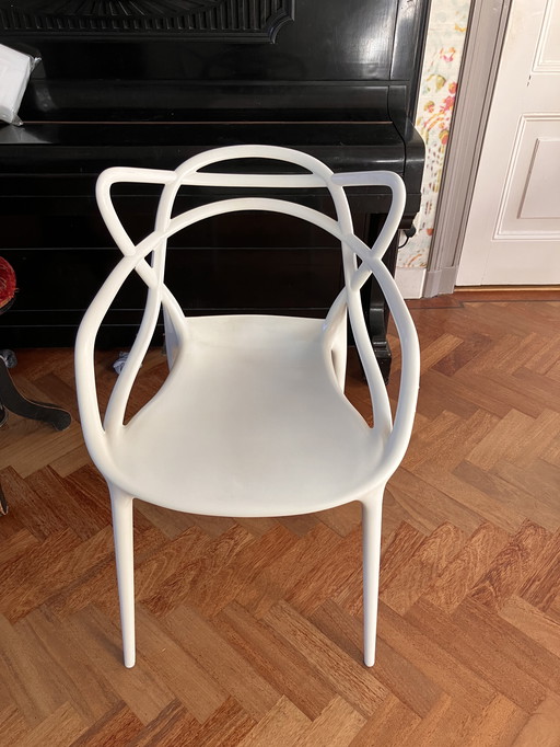 1 x Kartell Masters Dining Chair White