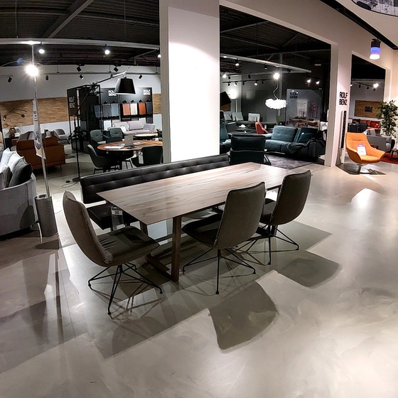 Image 1 of Rolf Benz Linear dining table - 220x98 (set of 3 dining chairs and dining bench)