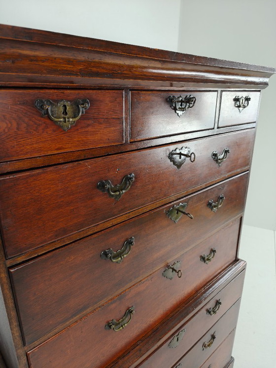 Image 1 of George III Country Tallboy / Chest on Chest
