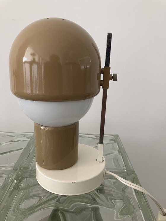 Very rare Italian 1960s lamp – GCME Pistoia, Table lamps, Metal, Glass (photo 3 of 12)