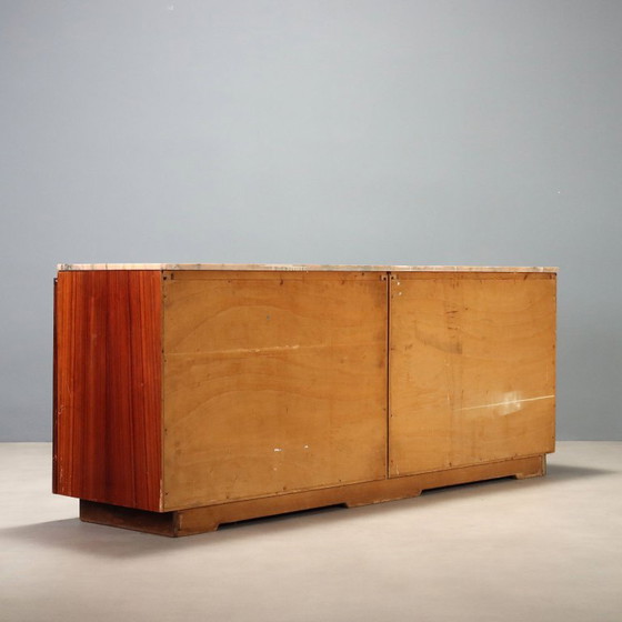 Buffet des années 1960 en bois et marbre – Buffet bas, Wood (photo 12 of 12)