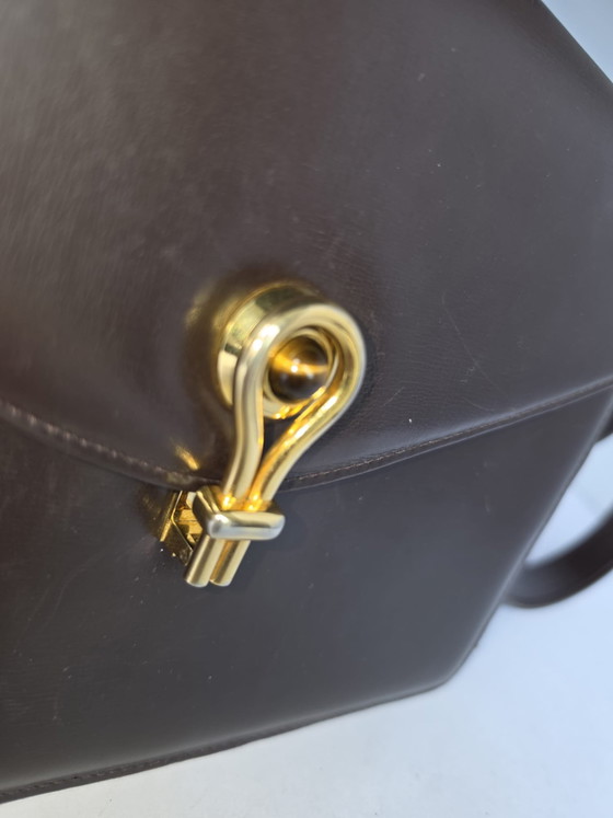 Vintage Gucci Tiger Eye Shoulder Bag Made In Italy – Leather (photo 4 of 15)