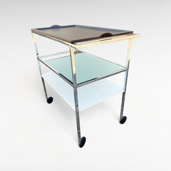 Image 1 of Carrello di servizio di design italiano, anni '80, H78B76D44