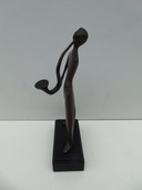 Bronzen Beeldje Saxofonist