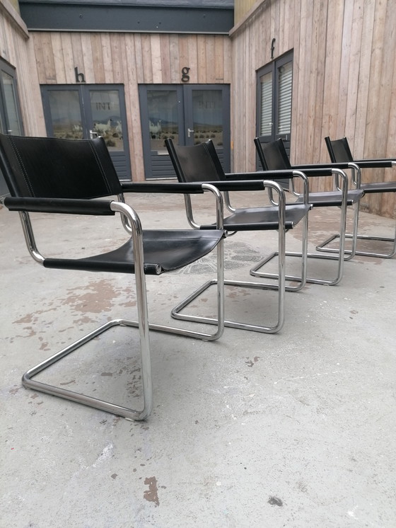 Image 1 of 4x Mart Stam model s 34 stoelen